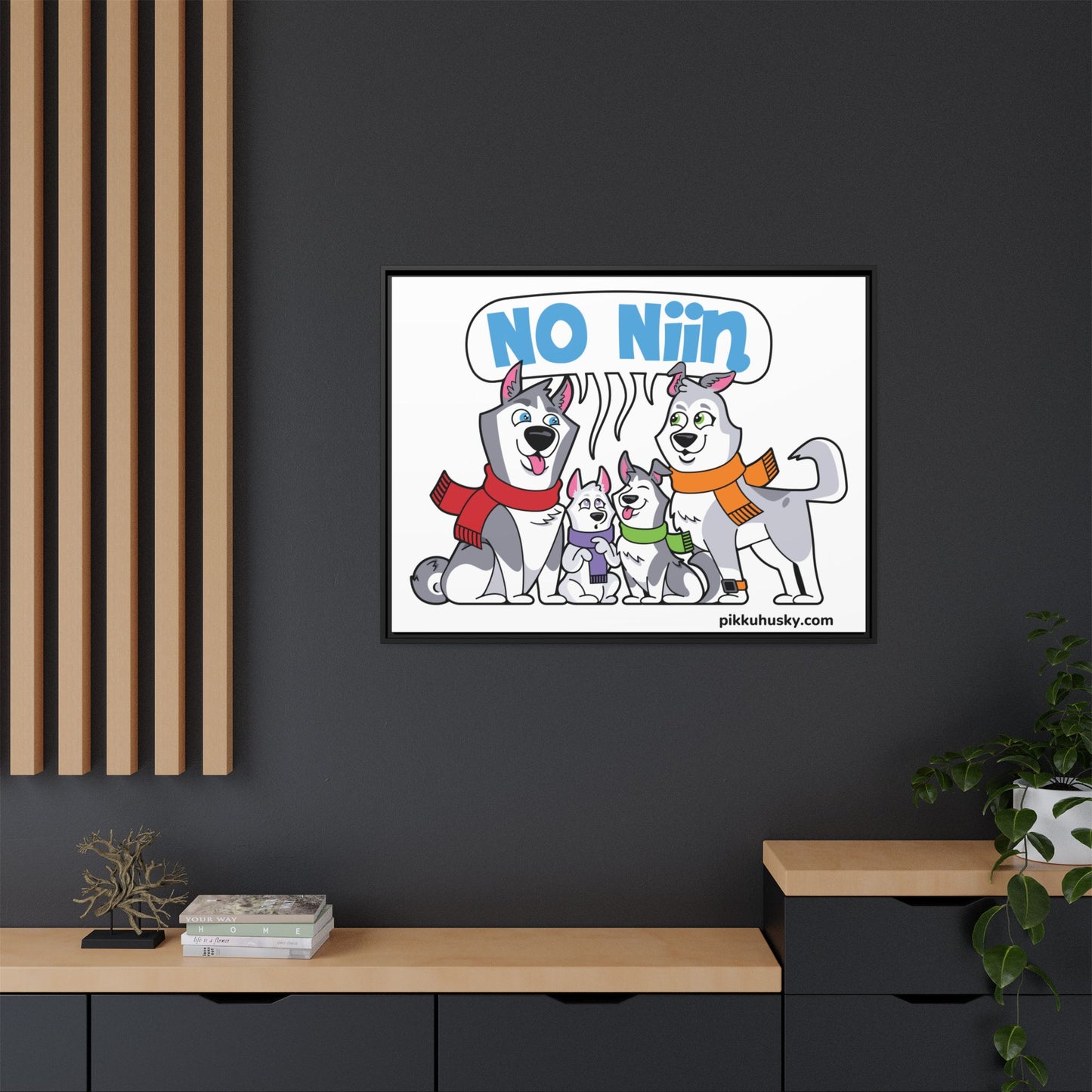 No Niin PikkuHusky Family Frame