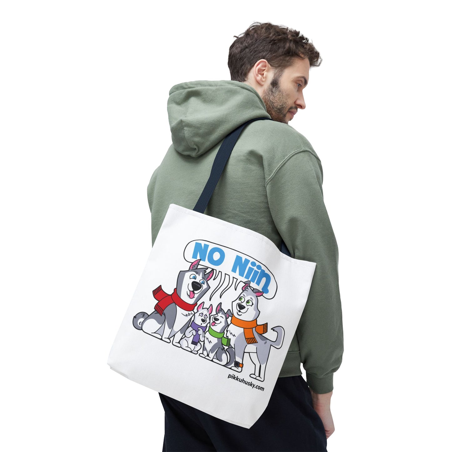 No niin PikkuHusky Family Tote Bag